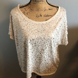 H&M Sequin Blouse.